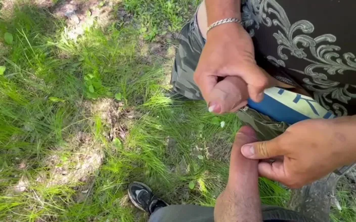 ArchiRusik: Two Straight Guys with Huge Dicks Decided to Try Jerking...