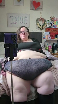 SSBBW BBW Belly Goddess Bathroom Strip