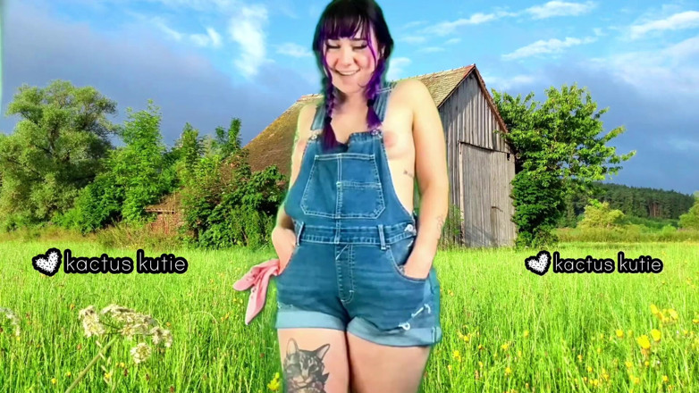kactus kutie: Farmer's Stepdaughter Pees and Cums for Y'all