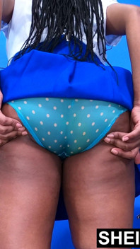 Extreme Winking Anus! Enormous Ass Cheeks Wide Open with Blue Thong Pulled Down, Pussy Erotica Fetish Black Pussy and Butthole