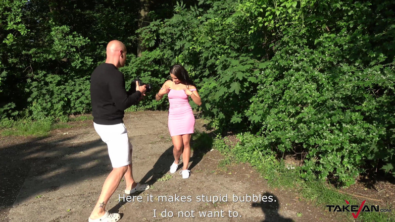 Take Van: Big shaft for little minx who wants to fuck in...