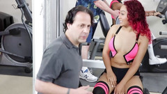 Azure Sky Films: Sarah lace / Chanel Skye (FITNESSSTUDIO1-1) Teil 1 anal dreier spieß gebratener blowjob,...