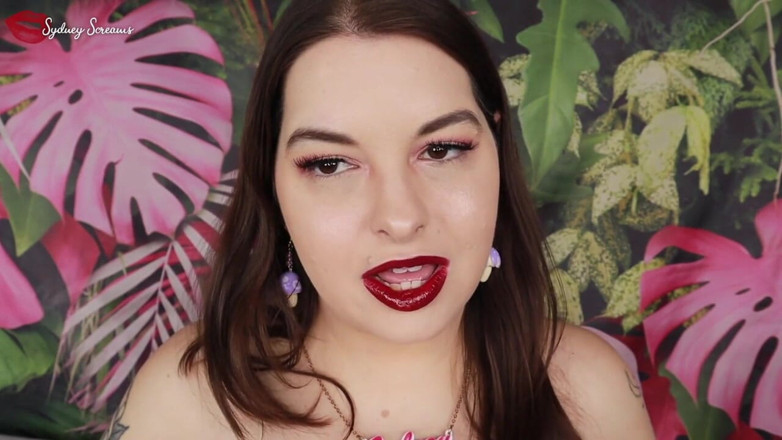 Sydney screams fetish: Bordo per le mie labbra scure