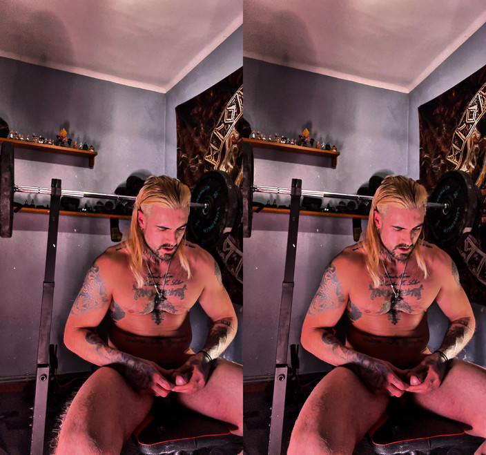 JackSpanish: Tattooed Muscle Solo - Erotic VR Training &amp; Stroking (4k Sbs)