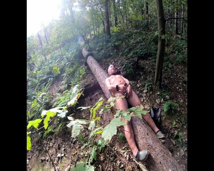 Andy: Log पर लंड हिलाना