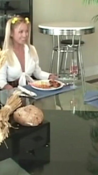 Insatiable Coed Kelly Drains Two Throbbing Cocks