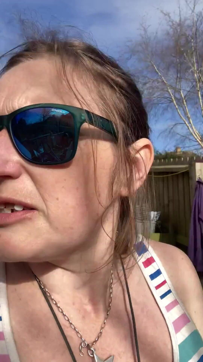 Pissing Paradise: Squatting Over My Phone in My Exposed Garden, with Some...