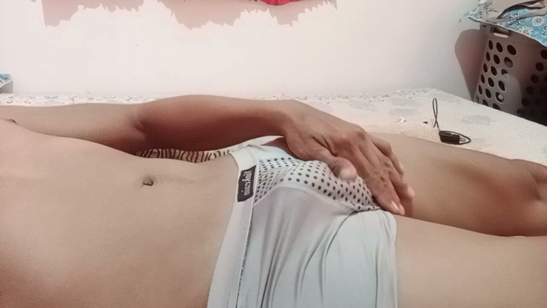 Noy Lucky: Teen Boy Jerking Cum on His Stomach