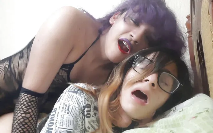 Crystal Phoenix: Fucking hard with roomates in the other room