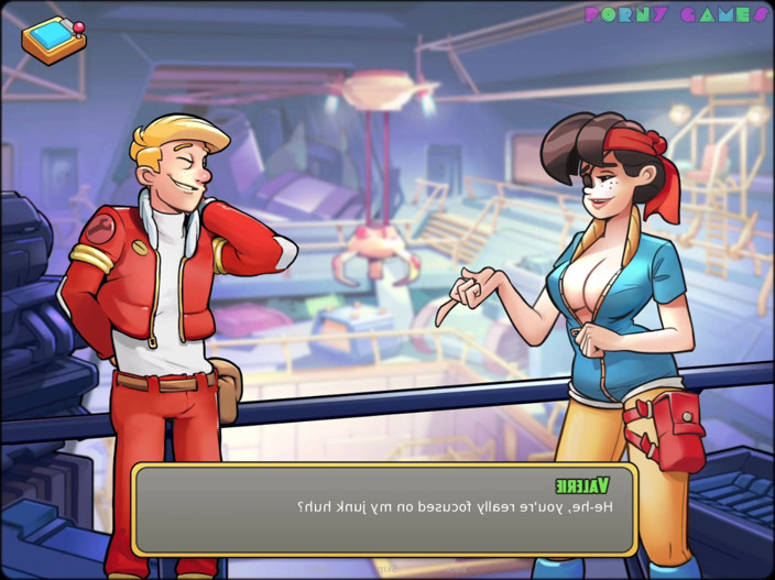 Porny Games: Space rescue: Code pink v7.0 - Sex on junkyard sofa (2)