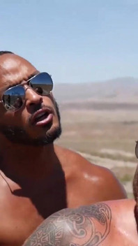 Black Dillon Diaz barebacks Riley Mitchel