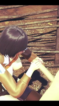 Hentai Titans - Mikasa melakukan handjob dengan pancutan mani di mukanya dan menggunakan dildo - manga Anime – Lucah Permainan Jepun Asia