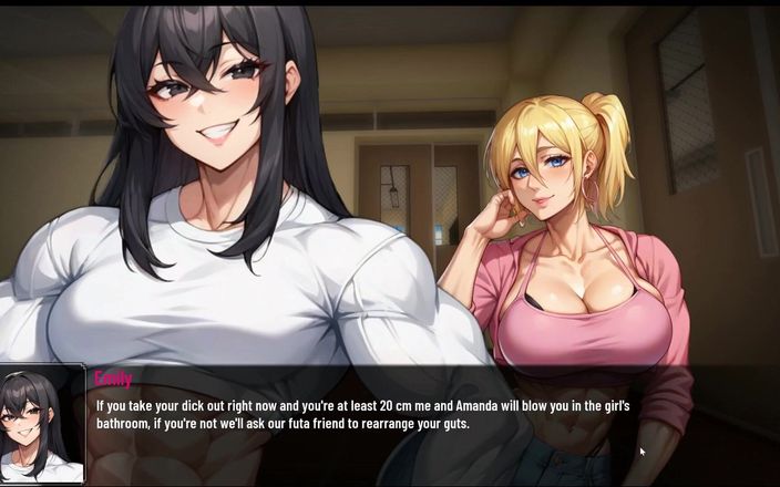 Cum in Futa: Futanari Musculare Creștere Lume Femboy Hentai joc ep.2 masochist pula...