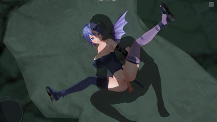 H3DC: Hentai 3D. Succubus ha grandi seni che scuotono mentre viene scopata