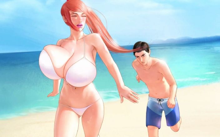 Erotic games NC: उपनगर के राजकुमार भाग 45: समुद्र तट पर मेरी सौतेली बहन के साथ हॉट सेक्स