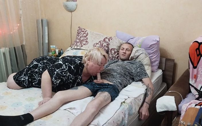 Zona901: tchýně saje všechno sperma do poslední kapky z penisu
