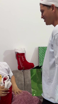 My Stepsister Gets Horny After Receiving My Huge Cock as a Christmas Present, We End up Having a Hard Fuck