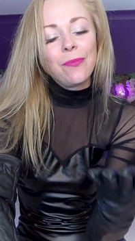 Leather Glove Release: Your Reward with CEI From Mistress
