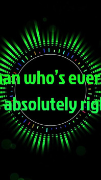 I Wouldn’t Touch You if You Were the Last Man on Earth.