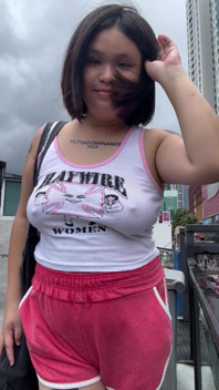 Braless BBW