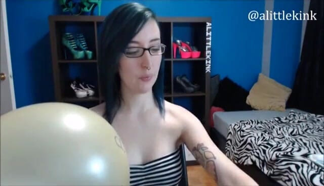 Miss Faith Rae: Balloon blowing