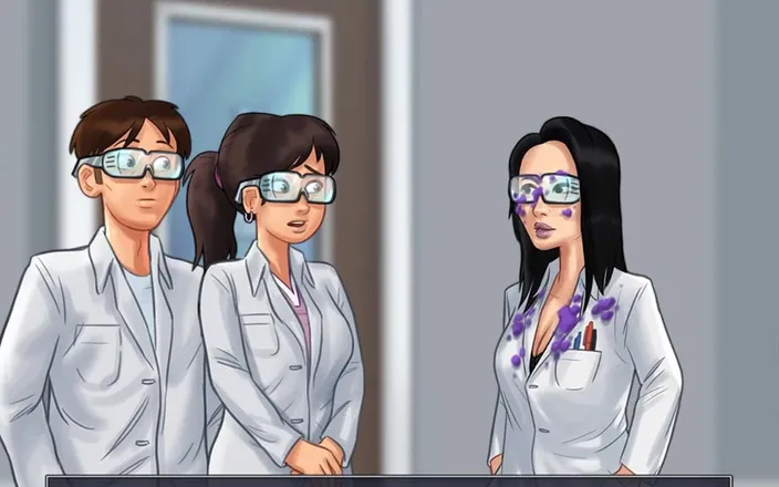 Miss Kitty 2K: Summertime Saga Reworked - 13 Underneath the Lab Coat by Misskitty2k
