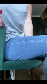 Wriggling in My Day Jeans and No Knickers