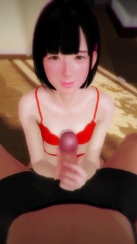 Sexy Asian Girlfriend POV Blowjob