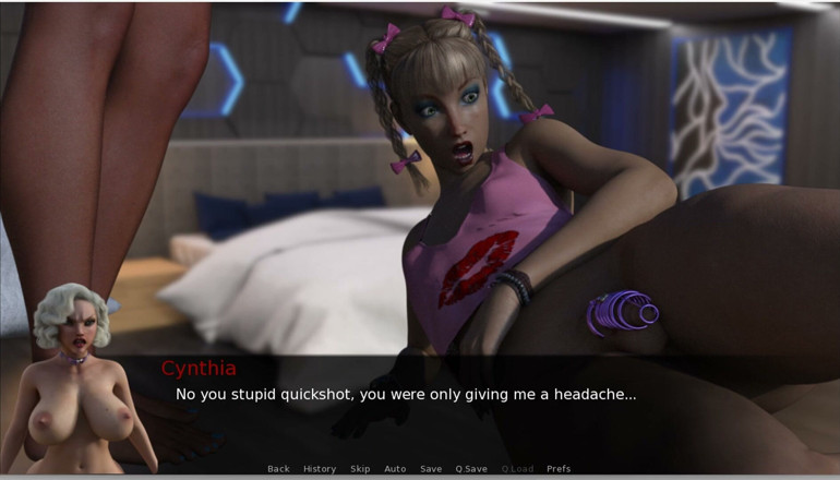XXX Games Bunk - Trans: Futa Groves - Gameplay - Roleplay - Girlfriend Humilates the Cuck Sissy Boyfriend