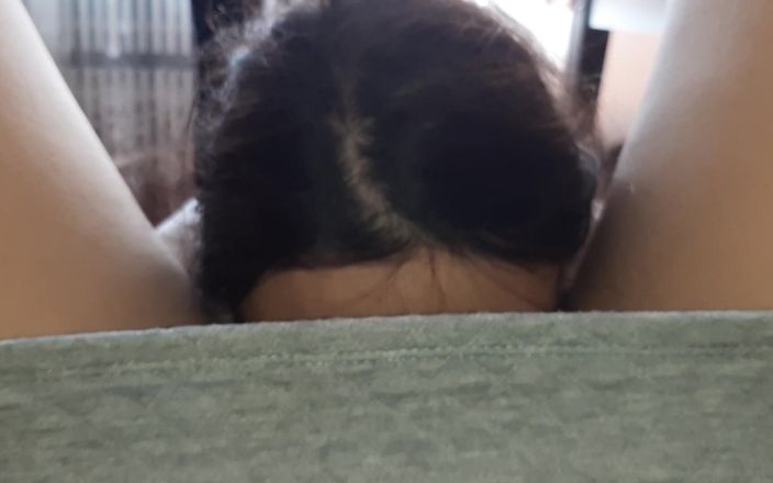Lesbian-illusion: My Girlfriend Licks My Pussy Riskily While Her Mom Washes...