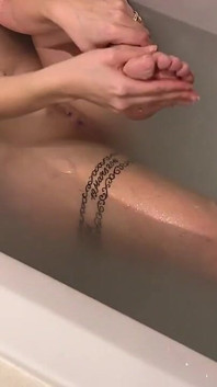 Foot in the Tub Fetish