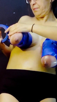 Boob Bounce Oil and Tied Tits