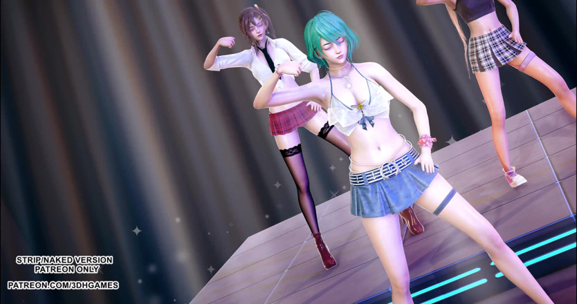 3D-Hentai Games: [Mmd] Cuceritoare doa Marie Rose Misaki Tamaki dans fierbinte 4k 60fps