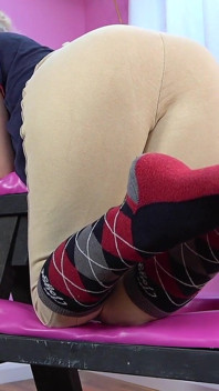 Equestrian Sock Sniff & Jodhpurs Masturbation
