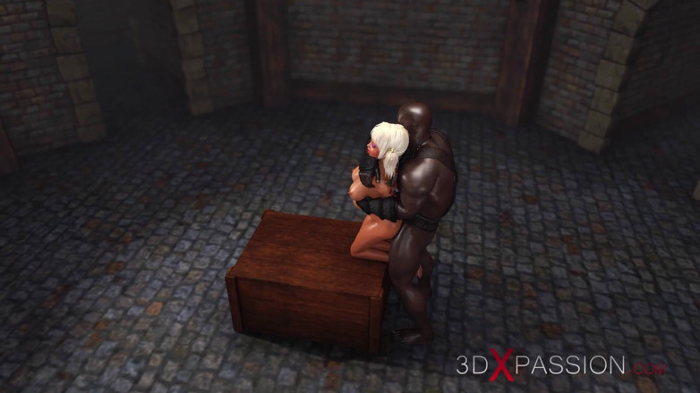3dxpassion: 흑누나 던전에 흑인에게 따먹히는 달콤한 십대