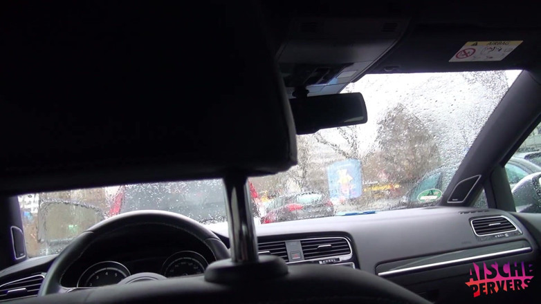 Aische Pervers: Quickie anal in the car with my lover