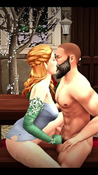 Błogosa Simmers_sims Eros i Flora wymykają się na seks na stole piknikowym