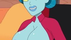 LoveSkySan69Real: Rick and Morty - Cesta zpět domů - Pouze sexuální scéna - část 43 Kouření...