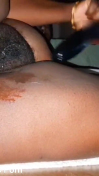 Creaming Riding Big Dildo Pounding My Black Fat Pussy