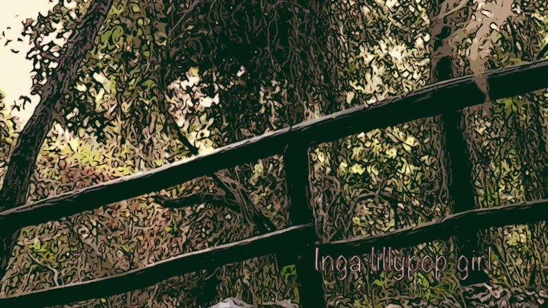 Inga lillypop girl comics: Kreslený teenager masturbuje v lese