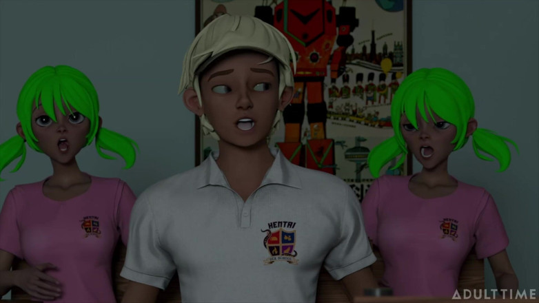 Hentai Sex School: Hentai Sex College Episode 5 - Big Dick Student Impresses MILF Principal...