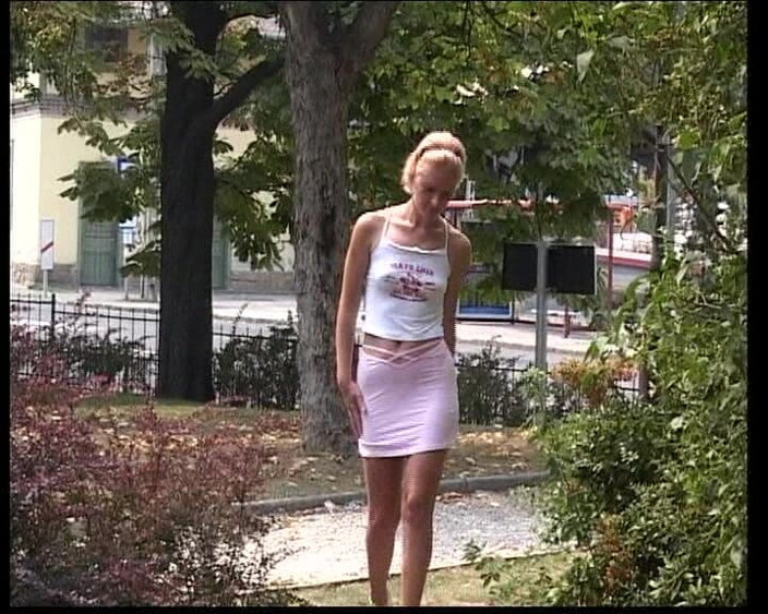 German's Fetish: Cute Blonde Teen From Germay Likes to Pee in Public