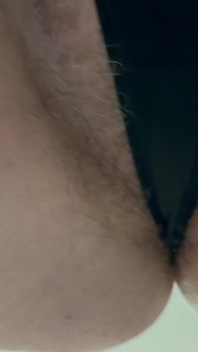 Looking up at Me Point of View in My Black Lingerie Barely Hiding My Pussy