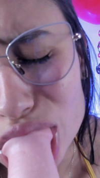 Young Latina Girl with Beautiful Tits and Perfect Ass, Pleases Herself with Her Toys and Reaches Orgasm