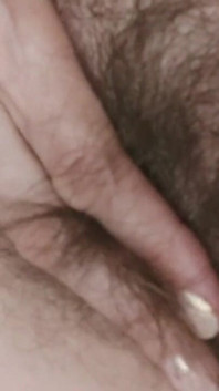 Playing with the Hair on My Pussy