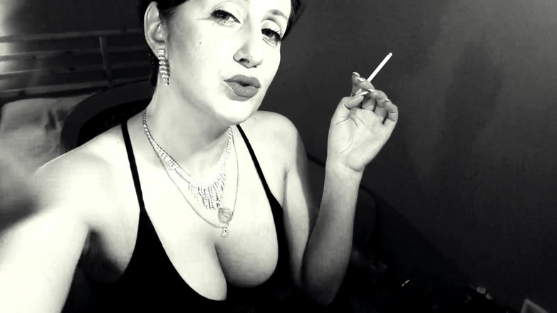 LegsOnHeels: Smoking tease in classy outfit