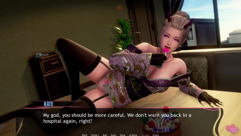 3D Cartoon Porn: 머머 22 - 아담의 얼굴에 앉아 있는 시니가미; 보지를 먹고 오르가즘을 느끼는 아담