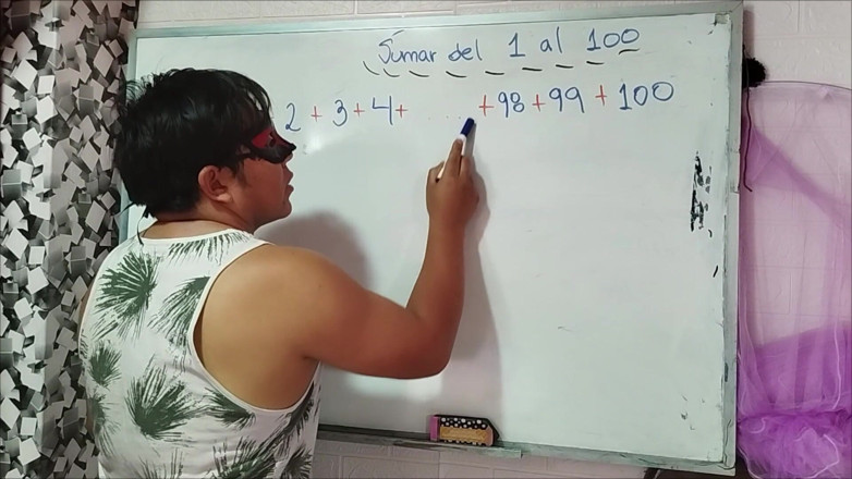 Rosaroja: 8. Arithmetic: Addition From 1 to 100