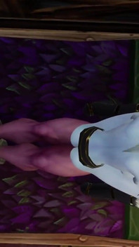 Mann in bondage, damit sie ihn reiten kann: Warcraft porno-parodie