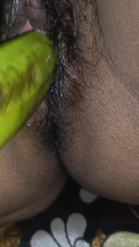 New Married Couples Enjoying Fantasy Romance Using Banana While in Bed